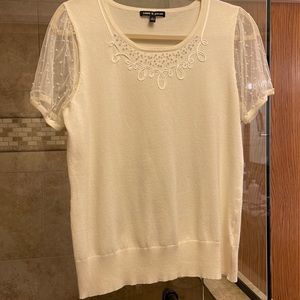 Dressy sweater top